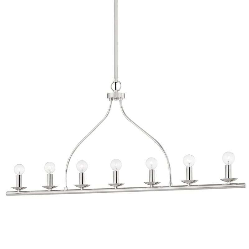 Hudson Valley Lighting Hudson Valley Lighting Mitzi Kendra 7 Light Linear - Available in 3 Colors Polished Nickel H511907-PN