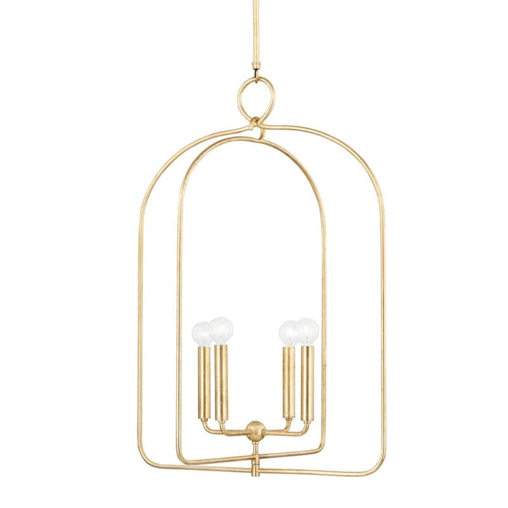 Hudson Valley Lighting Hudson Valley Lighting Mitzi Mallory 4 Light Pendant - Available in 2 Colors Gold Leaf / Large H512701L-GL