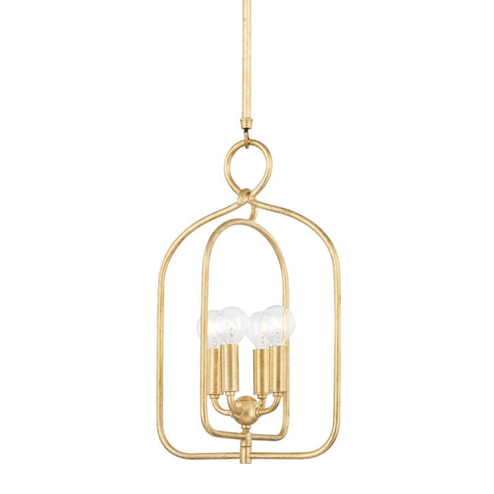 Hudson Valley Lighting Hudson Valley Lighting Mitzi Mallory 4 Light Pendant - Available in 2 Colors Gold Leaf / Small H512701S-GL