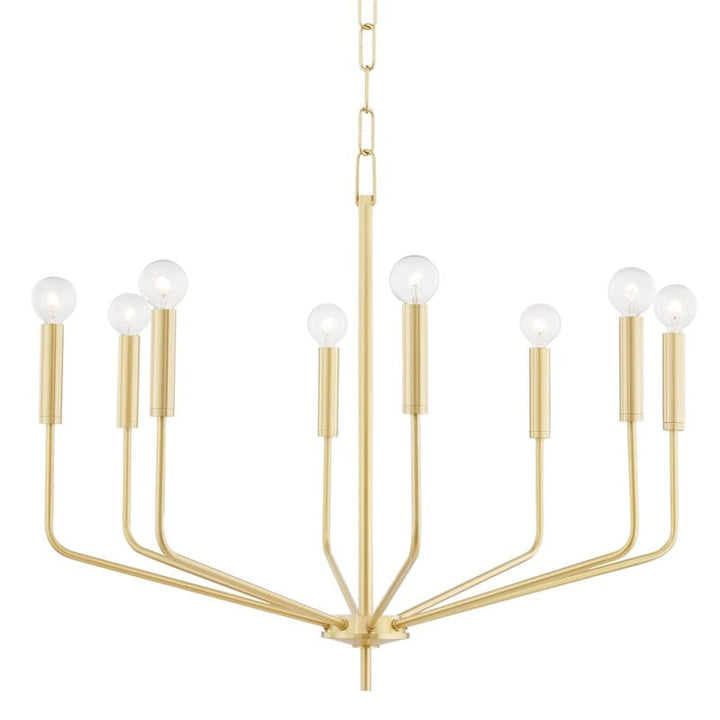 Hudson Valley Lighting Hudson Valley Lighting Mitzi Bailey 8 Light Chandelier - Available in 3 Colors Aged Brass H516808-AGB