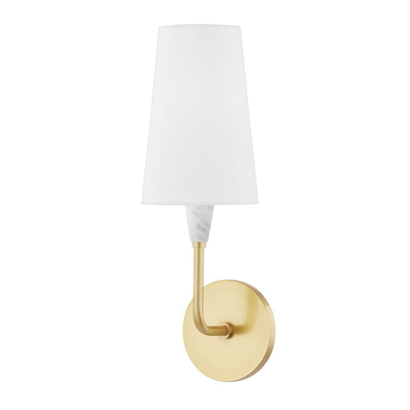 Hudson Valley Lighting Hudson Valley Lighting Mitzi Janice 1 Light Wall Sconce - Available in 2 Colors Aged Brass H521101-AGB