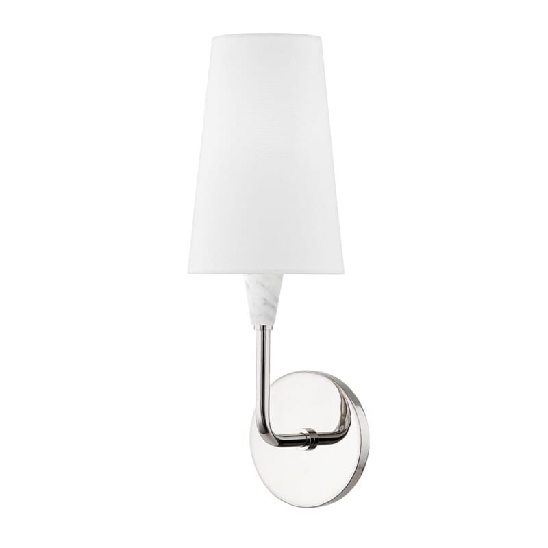 Hudson Valley Lighting Hudson Valley Lighting Mitzi Janice 1 Light Wall Sconce - Available in 2 Colors Polished Nickel H521101-PN