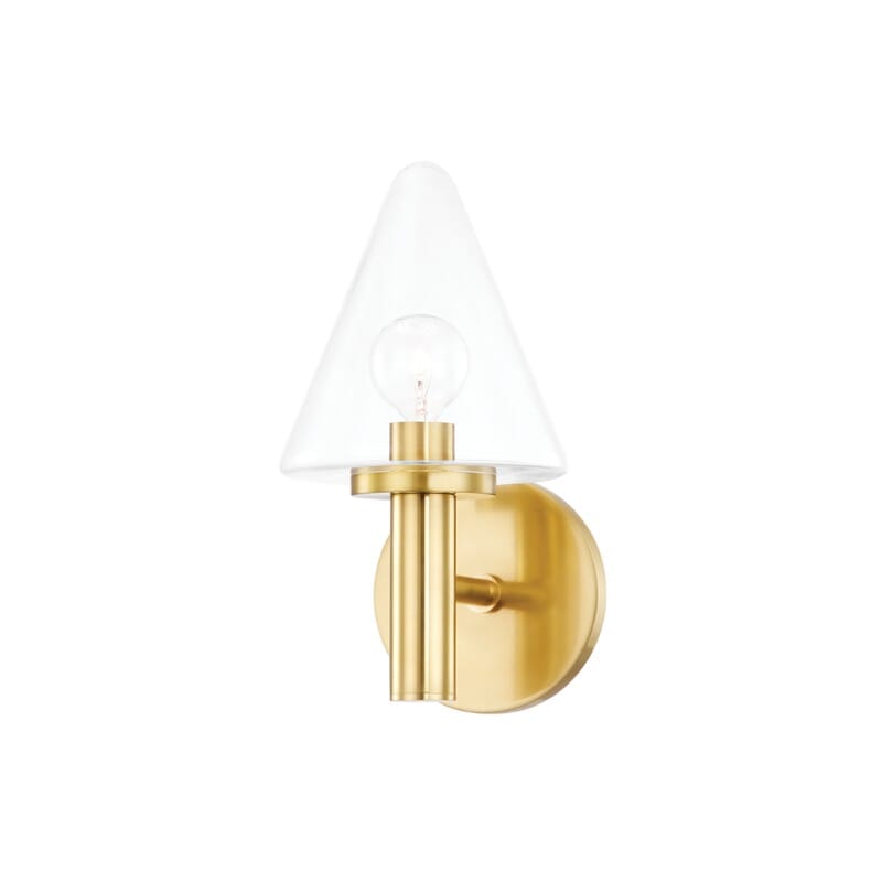 Hudson Valley Lighting Hudson Valley Lighting Mitzi Connie 1 Light Bath & Vanity - Available in 2 Colors Aged Brass H540301-AGB