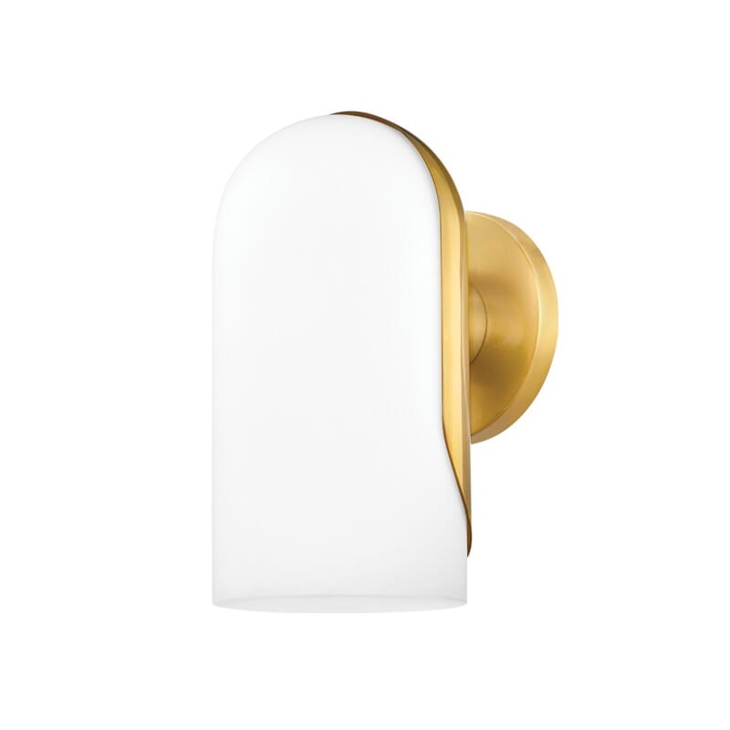 Hudson Valley Lighting Hudson Valley Lighting Mitzi Mabel 1 Light Bath & Vanity - Available in 2 Colors Aged Brass H550301-AGB