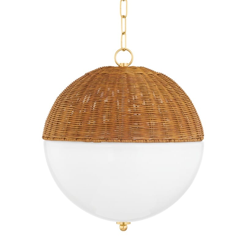 Hudson Valley Lighting Hudson Valley Lighting Mitzi Summer 1 Light Pendant - Available in 2 Sizes Large H603701L-AGB