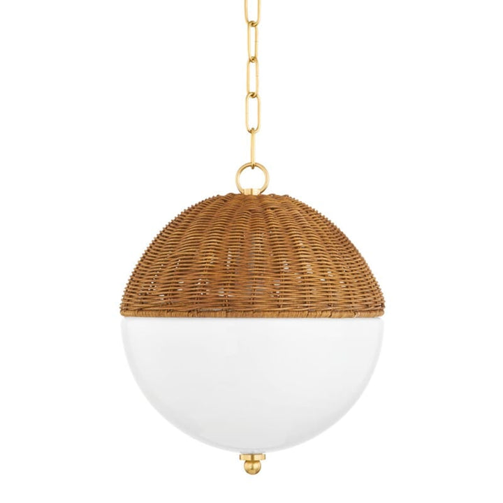 Hudson Valley Lighting Hudson Valley Lighting Mitzi Summer 1 Light Pendant - Available in 2 Sizes Small H603701S-AGB