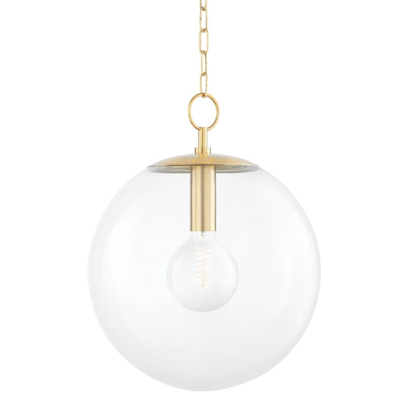Hudson Valley Lighting Hudson Valley Lighting Mitzi Juliana 1 Light Pendant - Available in 3 Colors Aged Brass / Large H609701L-AGB