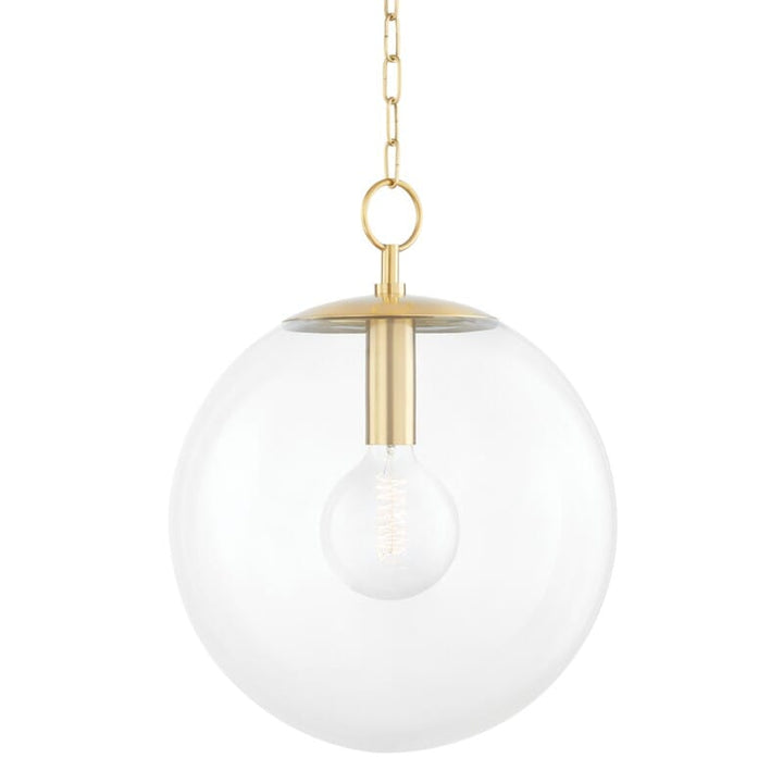 Hudson Valley Lighting Hudson Valley Lighting Mitzi Juliana 1 Light Pendant - Available in 3 Colors Aged Brass / Large H609701L-AGB