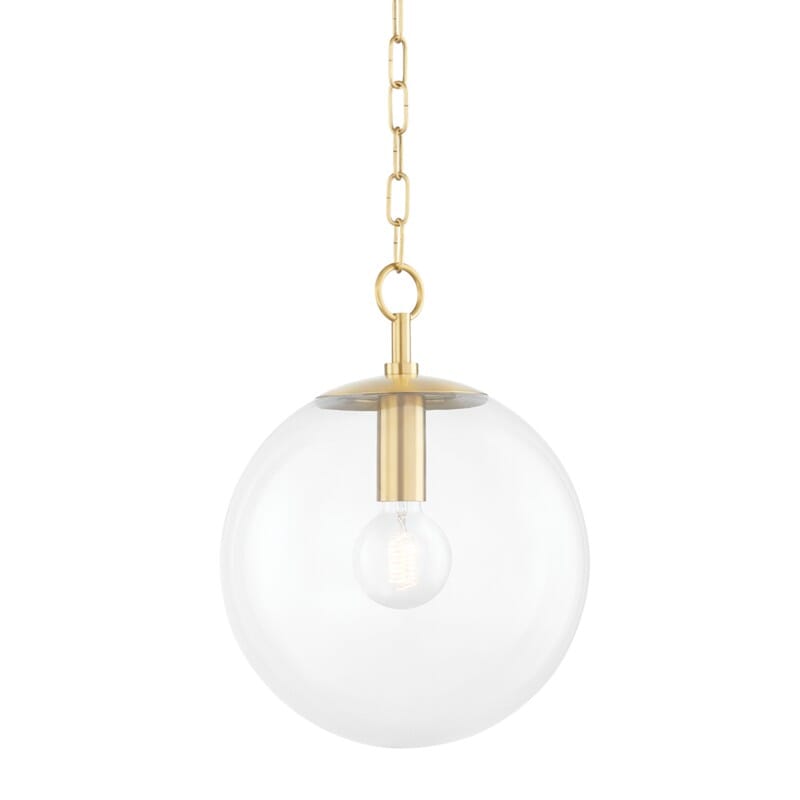 Hudson Valley Lighting Hudson Valley Lighting Mitzi Juliana 1 Light Pendant - Available in 3 Colors Aged Brass / Small H609701S-AGB