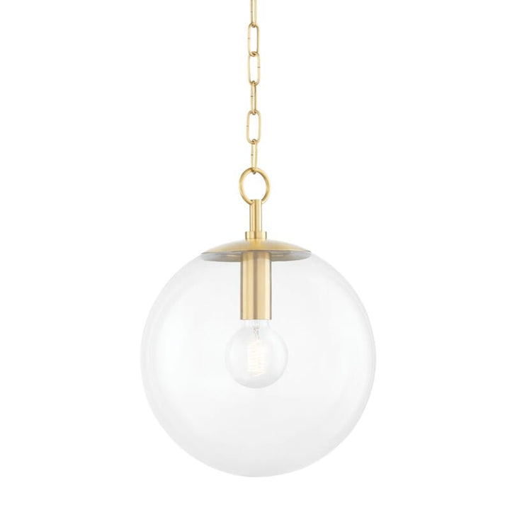 Hudson Valley Lighting Hudson Valley Lighting Mitzi Juliana 1 Light Pendant - Available in 3 Colors Aged Brass / Small H609701S-AGB