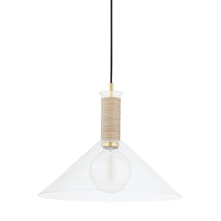 Hudson Valley Lighting Hudson Valley Lighting Mitzi Besa 1 Light Pendant - Available in 2 Sizes 16" dia H622701L-AGB
