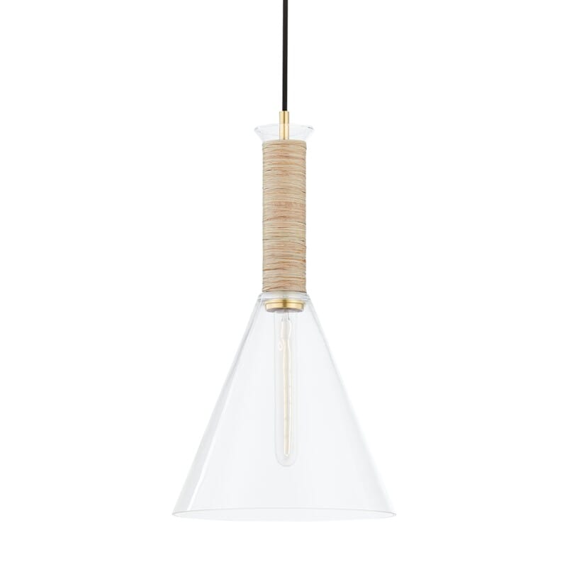Hudson Valley Lighting Hudson Valley Lighting Mitzi Besa 1 Light Pendant - Available in 2 Sizes 11" dia H622701S-AGB