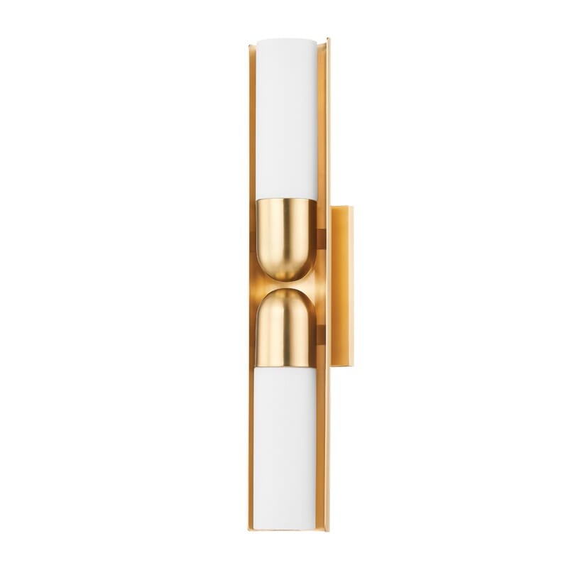 Hudson Valley Lighting Hudson Valley Lighting Mitzi Paolo 2 Light Sconce - Available in 2 Colors Aged Brass H634102-AGB