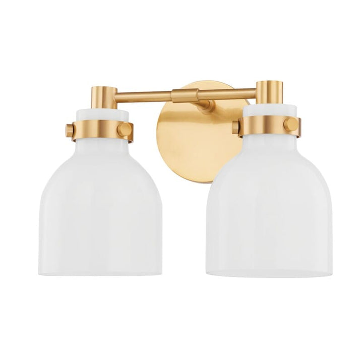 Hudson Valley Lighting Hudson Valley Lighting Mitzi Elli 2 Light Bath Sconce - Available in 2 Colors Aged Brass H649302-AGB