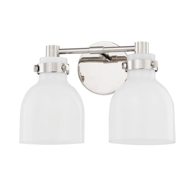 Hudson Valley Lighting Hudson Valley Lighting Mitzi Elli 2 Light Bath Sconce - Available in 2 Colors Polished Nickel H649302-PN