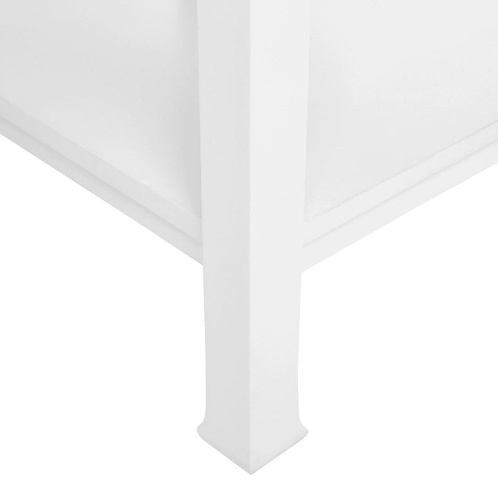 Bassanio 1-Drawer Side Table - White