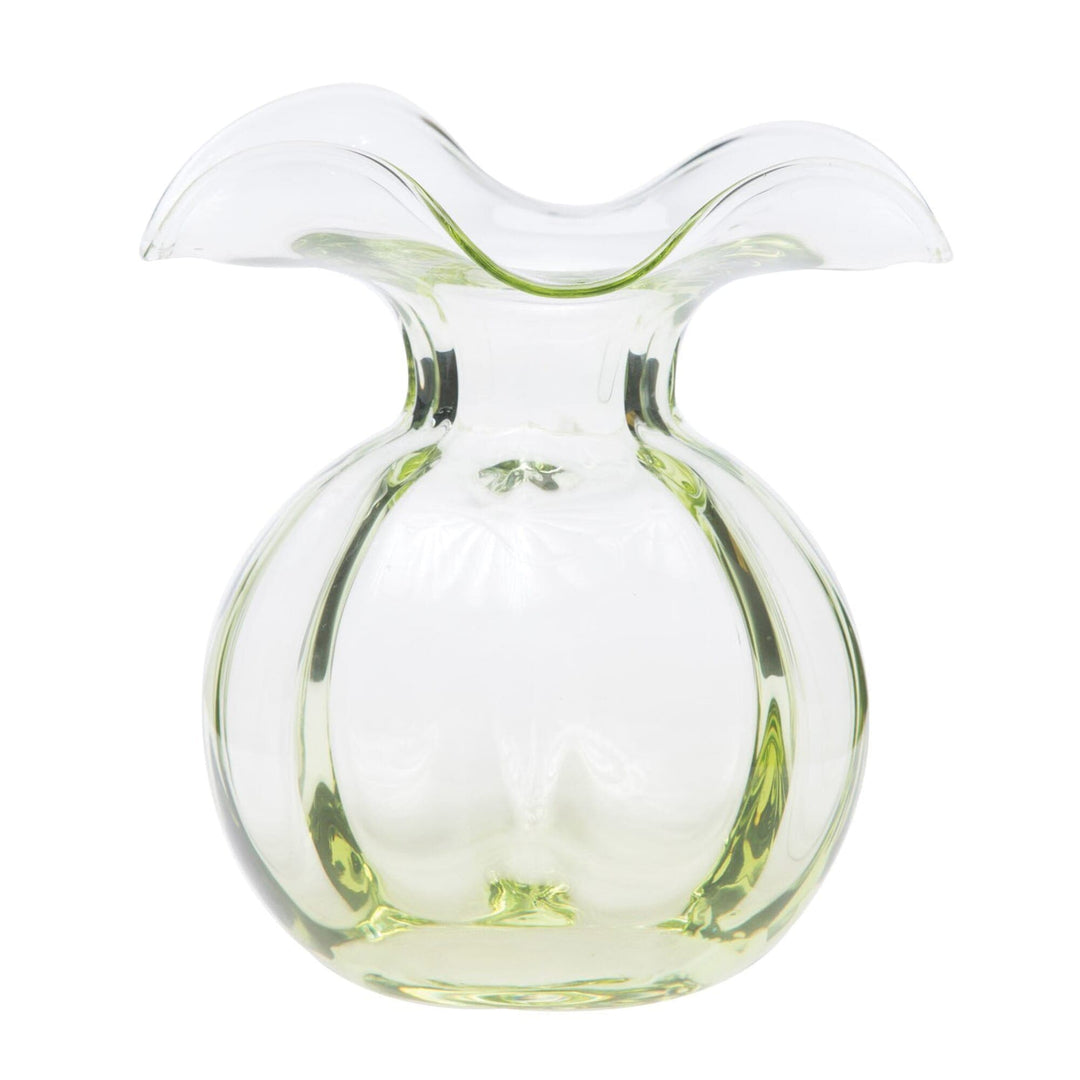 Vietri Vietri Hibiscus Glass Medium Fluted Vase - Available in 6 Colors Green HBS-8582G