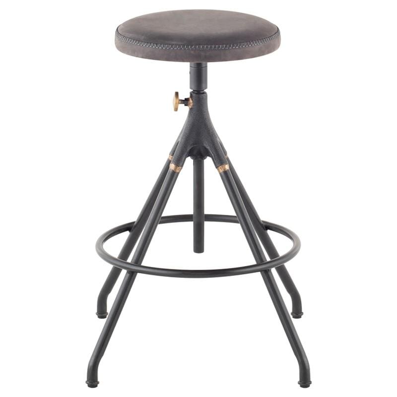 District Eight District Eight Akron Counter Stool - Storm Black