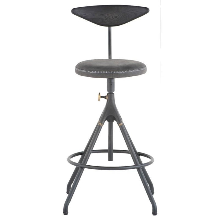District Eight District Eight Akron Counter Stool - Storm Black