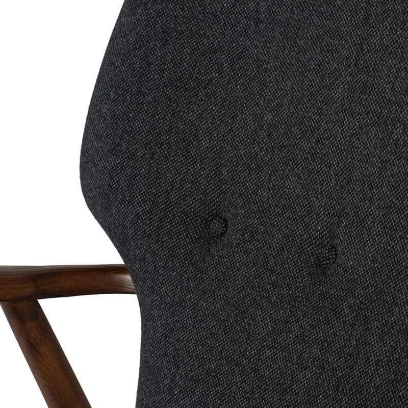 Nuevo Nuevo Patrik Occasional Chair Tweed Seat - Dark Grey HGEM554