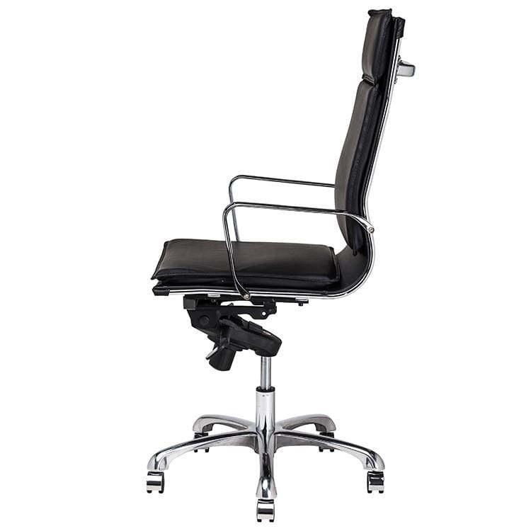 Nuevo Nuevo Carlo Office Chair - Black Naugahyde HGJL304