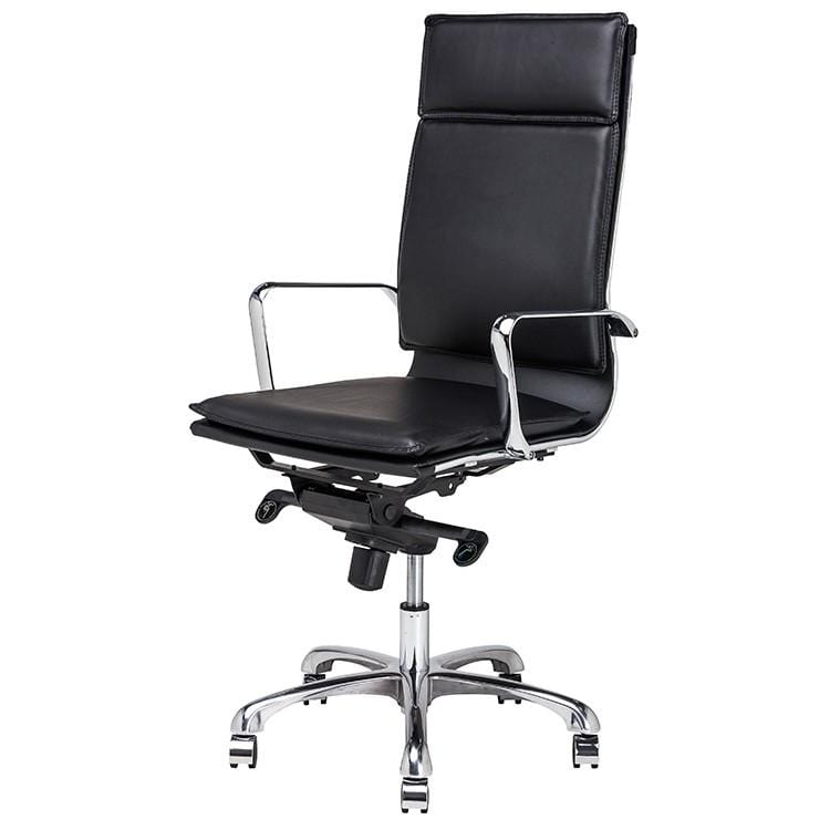 Nuevo Nuevo Carlo Office Chair - Black Naugahyde HGJL304