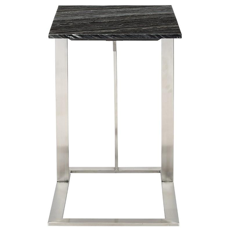 Nuevo Nuevo Dell Side Table - Black Wood Vein