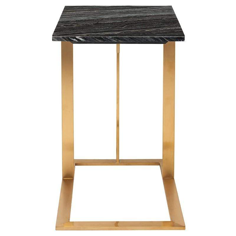 Nuevo Nuevo Dell Side Table - Black Wood Vein