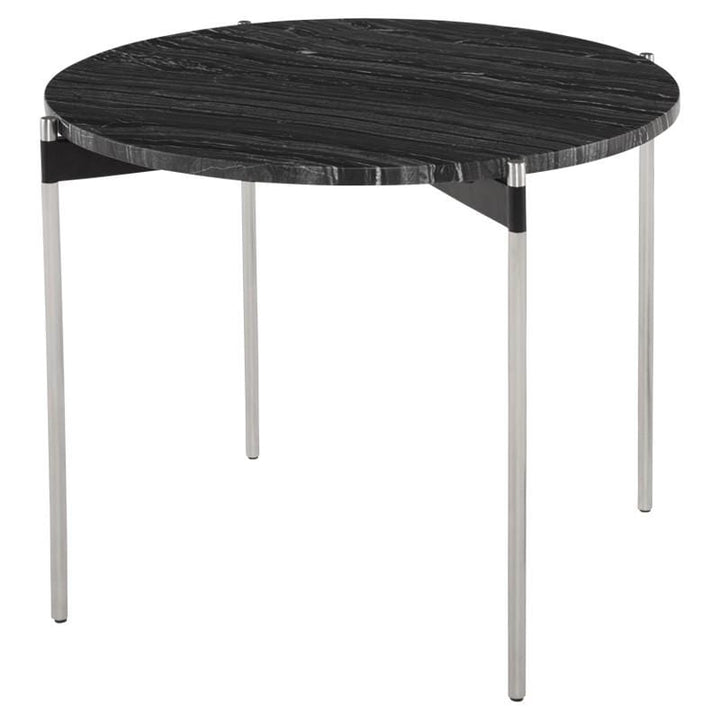 Nuevo Nuevo Pixie Side Table - Black Wood Vein