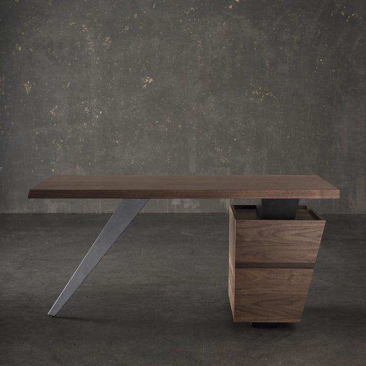 Nuevo Nuevo Styx Desk Table - Walnut HGNE109