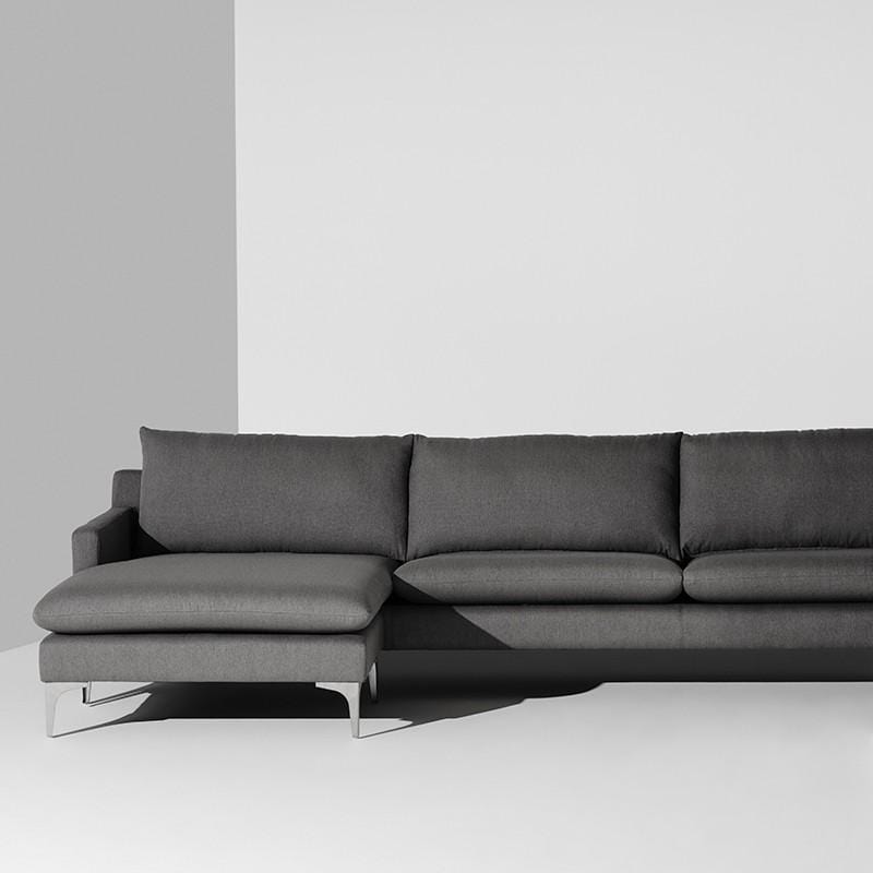Nuevo Nuevo Anders Sectional Sofa - Slate Grey