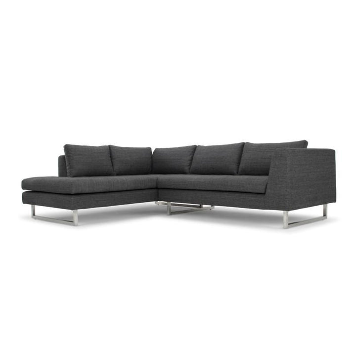 Nuevo Nuevo Janis Sectional Sofa - Dark Grey Tweed