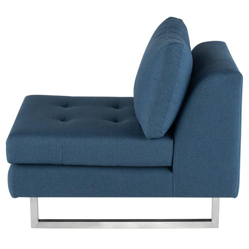 Nuevo Nuevo Janis Seat Armless Sofa - Lagoon Blue HGSC359