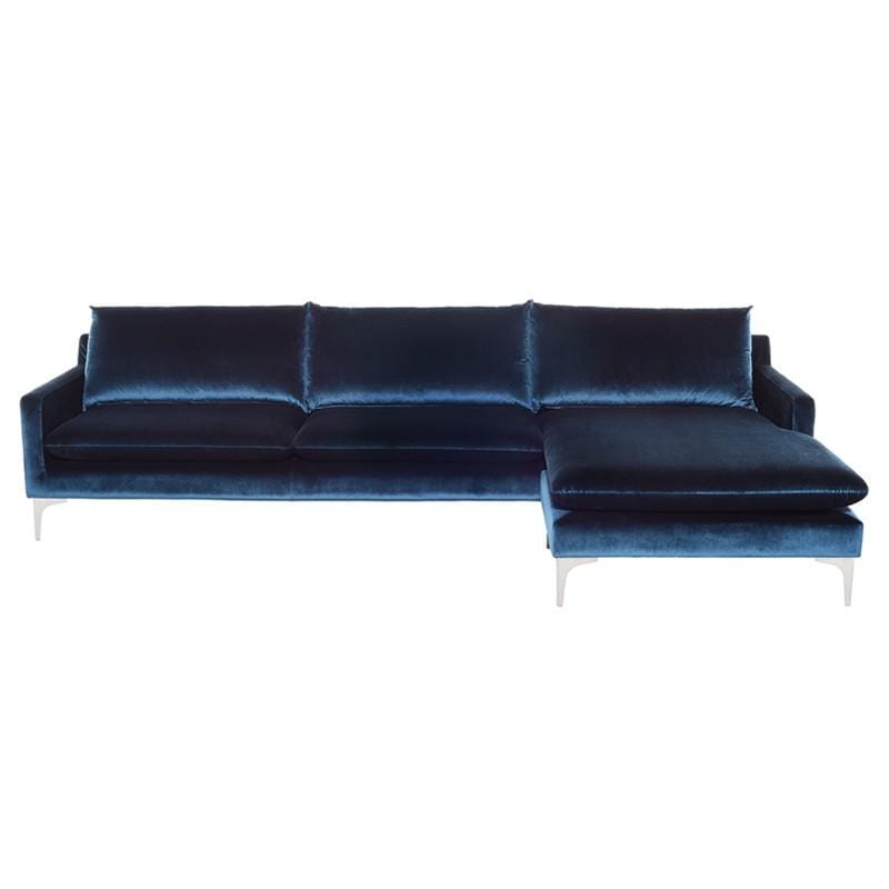 Nuevo Nuevo Anders Sectional Sofa - Midnight Blue