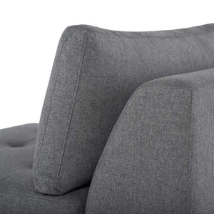 Nuevo Nuevo Janis Seat Armless Sofa - Shale Grey