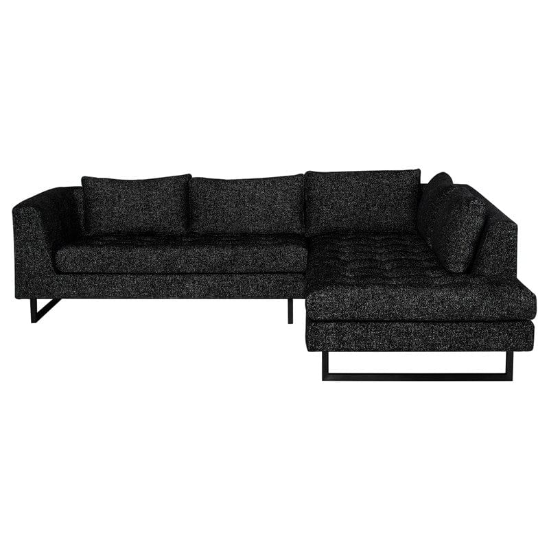 Nuevo Nuevo Janis Sectional Sofa with Right Chaise - Salt & Pepper HGSC816