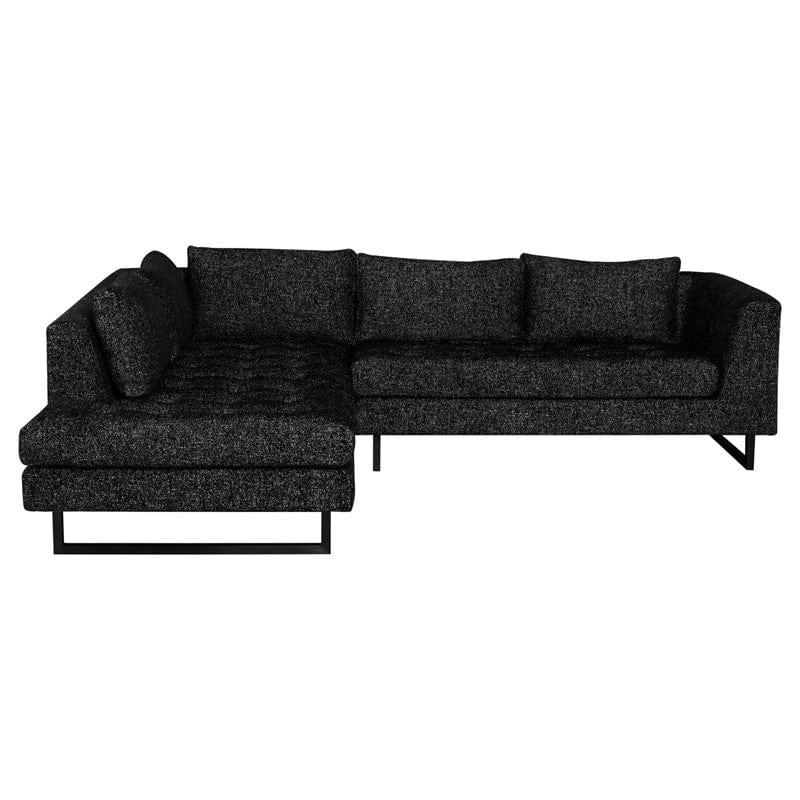 Nuevo Nuevo Janis Sectional Sofa with Left Chaise - Salt & Pepper HGSC861