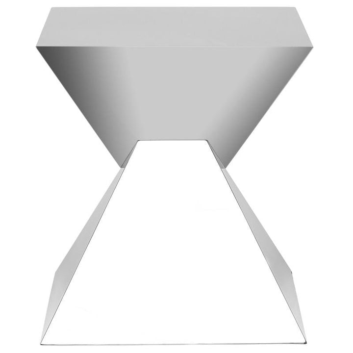 Nuevo Nuevo Giza Steel Side Table - Silver