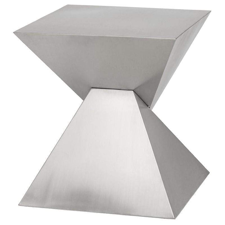 Nuevo Nuevo Giza Steel Side Table - Silver