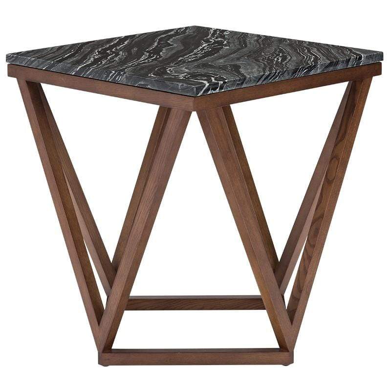 Nuevo Nuevo Jasmine Side Table - Black Wood Vein