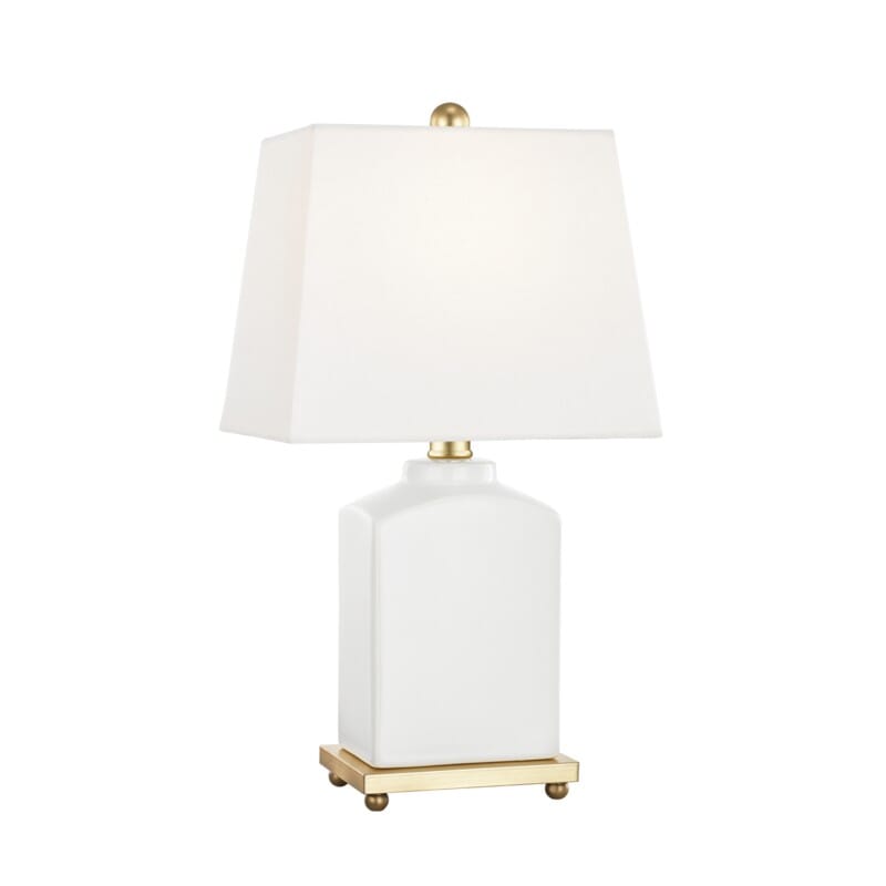 Hudson Valley Lighting Hudson Valley Lighting Mitzi Brynn 1 Light Table Lamp - Available in 2 Colors Cloud HL268201-CL