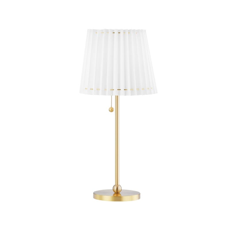 Hudson Valley Lighting Hudson Valley Lighting Mitzi Demi 1 Light Table Lamp - Available in 2 Colors Aged Brass HL476201-AGB