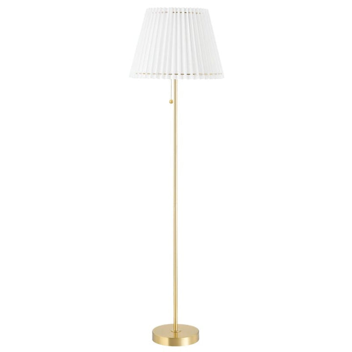 Hudson Valley Lighting Hudson Valley Lighting Mitzi Demi 1 Light Floor Lamp - Available in 2 Colors Aged Brass HL476401-AGB