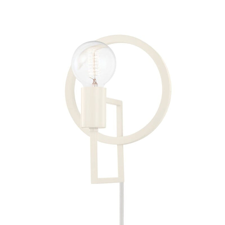 Hudson Valley Lighting Hudson Valley Lighting Mitzi Tory 1 Light Portable Wall Sconce - Available in 3 Colors Soft Cream HL637201-SCR