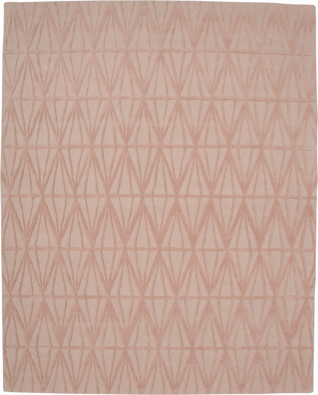 Feizy Feizy Urban Living Glamorous Diamond Wool Rug - Blush Pink - Available in 2 Sizes