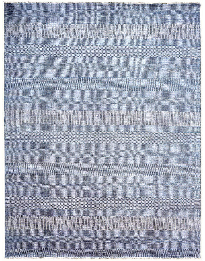 Feizy Feizy Janson Classic Striped Rug - Cobalt Blue & Gray - Available in 8 Sizes 5'-6" x 8'-6" I92I6061SLVNVYE50