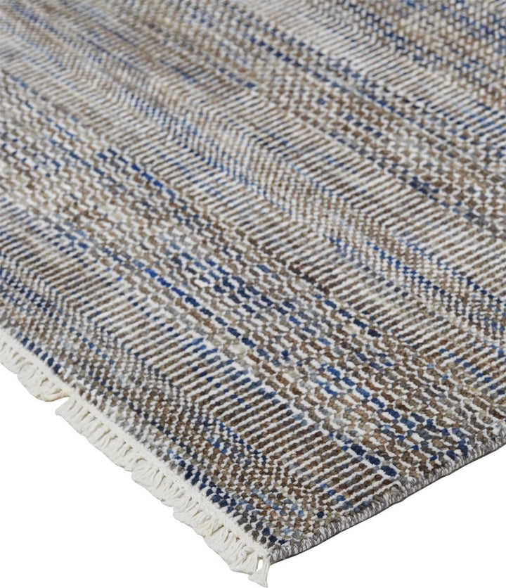 Feizy Feizy Janson Classic Striped Rug - Dark & Warm Gray - Available in 8 Sizes