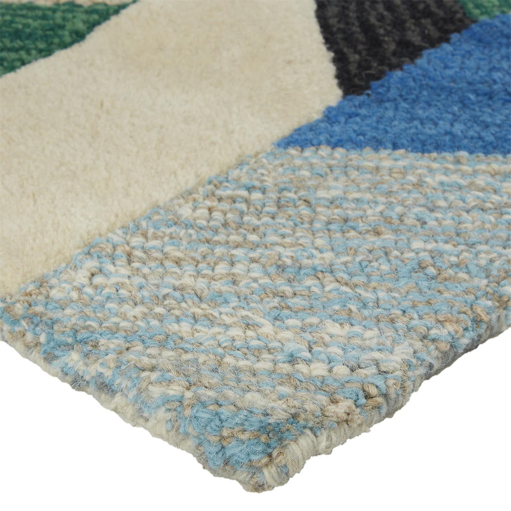 Feizy Feizy Caspian Modern Bohemian Rug - Navy Blue & Ivory - Available in 4 Sizes