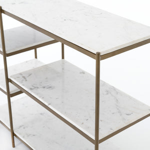Anthony Console Table - Antique Brass