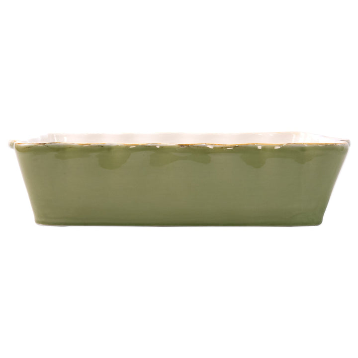 Vietri Vietri Italian Bakers Baker - Available in 7 Colors & 4 Sizes Green / Large Rectangular ITB-G2953N